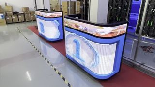 Soft LED Screen Creative 3D Effect Display DJ booth desk video wall