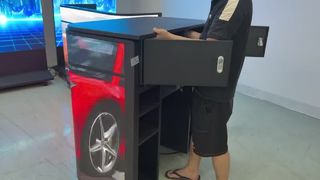 creative AVOE LED video wall  DJ booth LED video screen