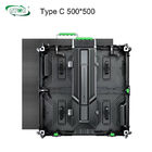 Type C P2.976  Indoor Rental LED Display 500x500mm / 500x1000 Corner Protetctor Cabinet