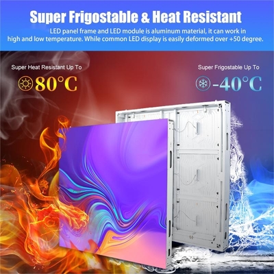 P8 Outdoor Fixed LED Display Aluminum Cabinet 25kg Front And Back Maintenance