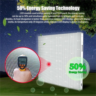 P8 Outdoor Fixed LED Display Aluminum Cabinet 25kg Front And Back Maintenance