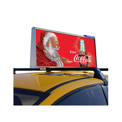 120W P4 Taxi Roof LED Display For Taxi Advertising WiFi USB 3G/4G/5G