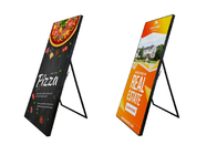 Front Service P2.5mm Support type LED Poster Panel / Retail Poster Display HD Image for Shopping Malls