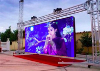 Front Service P4.81 outdoor LED Big Display 6500cd/sqm Jumbotron Screen For Stage Fast Lock Design