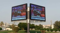 P10 Steel Outdoor LED Billboard SMD3535 6000cd/M2 AVOE For Advertising