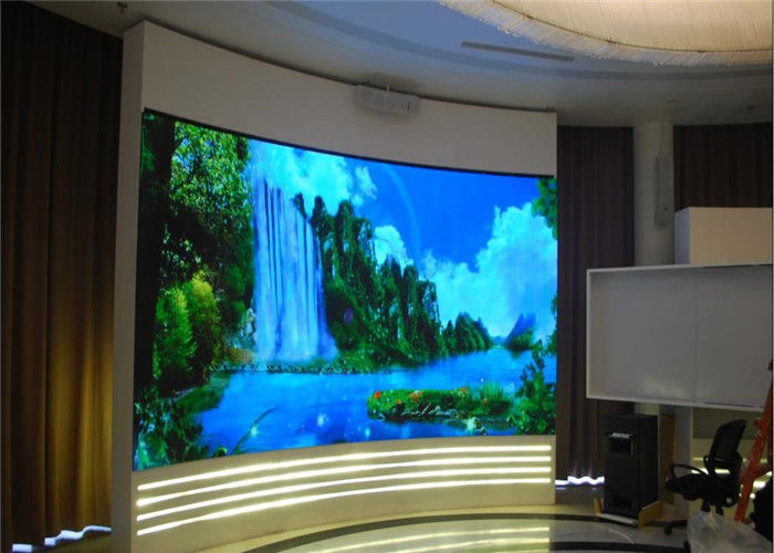 High Definition P4mm Indoor Fixed LED Display , Stage LED Video Wall