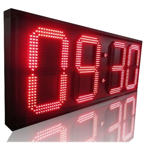 RS485 5000mcd 24in Led Gas Station Signs Iron Cabinet