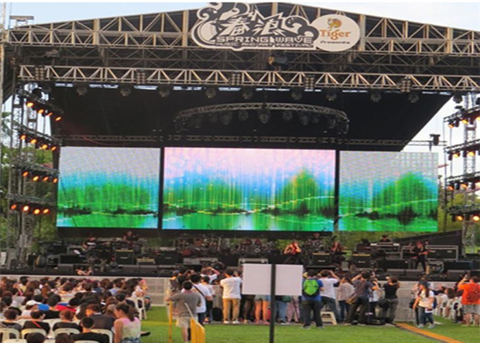5~50m Distance Stage Background P4.81 Outdoor rental LED Display Big ...