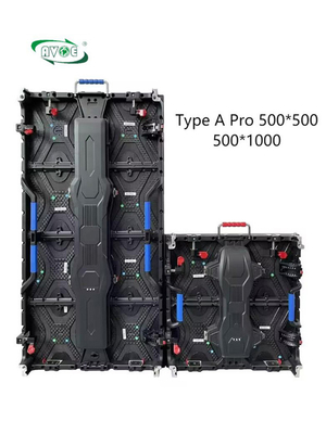 Type A Pro P3.91 Outdoor Rental LED Display Curve Cabinet 500x500 / 500x1000 With Two Locks
