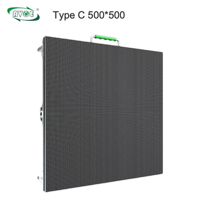 P2.976 Indoor Rental LED Display Screen 4K 3840Hz 500x500mm/500x1000mm cabinet corner protectors