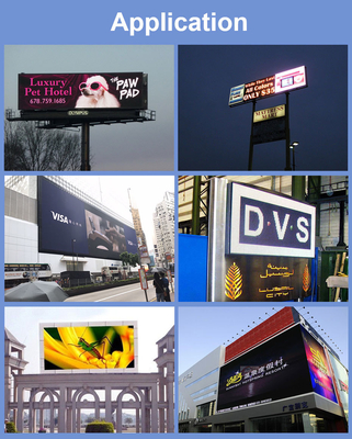 Customized Outdoor Fixed LED Display 6500cd/m2 High Refresh Rate 3840Hz