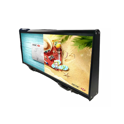 120W P4 Taxi Roof LED Display For Taxi Advertising WiFi USB 3G/4G/5G