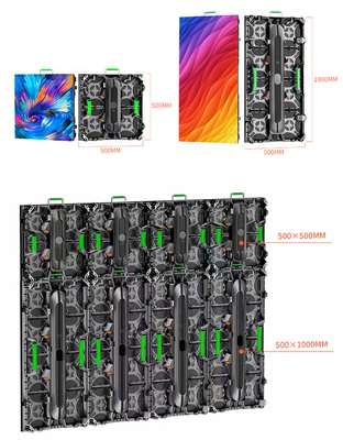 Die Casting Cabinet IP65 Stage Rental LED Screen 250x250mm 3840Hz 4K UHD