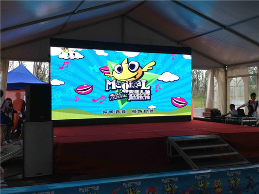P8mm Stage LED Display 6000cd/sqm High Definition Led Display For TV Showing 1/8 Scan
