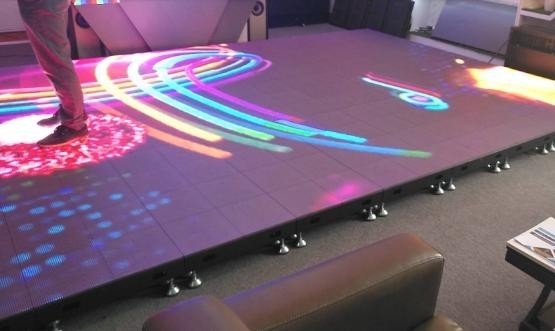 Wedding Party Dance Floor LED Display Support Multiplied File Formats