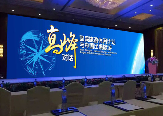 Pixel pitch P4.81mm Indoor Rental LED Display Publicity Screens 500*1000mm Cabinet Concealed Cable Design