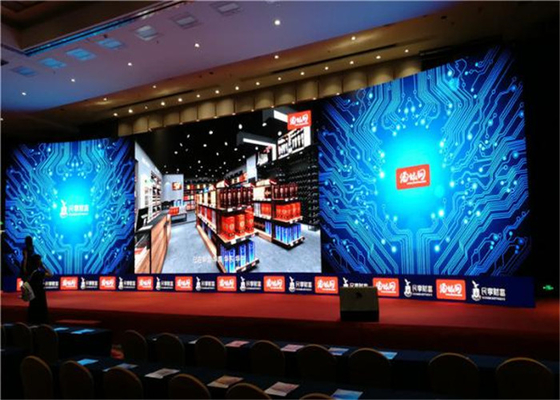 P6mm Indoor Stage LED Screen Concert Led Wall 384*192mm Module Size SMD3528