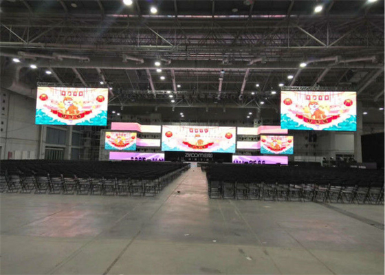 Energy Saving P6.67 Stage Rental LED Display 640*640mm Cabinet For TV Shows Front & Rear Mainterance