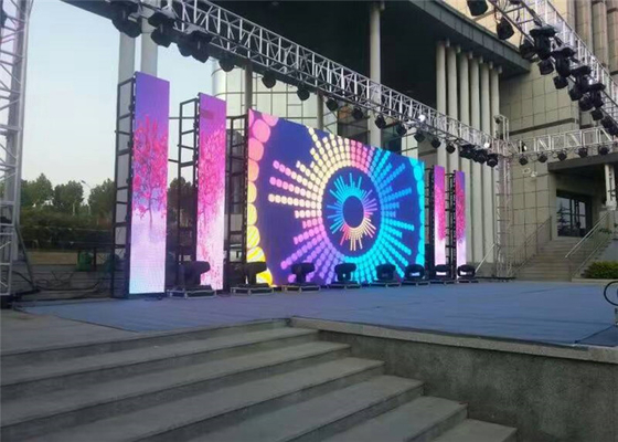 1R1G1B P10mm Stage LED Display 960*960mm Cabinet Concert Led Screen Stage Backdrop Long Lifespan