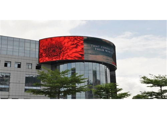 High Resolution P4mm Outdoor LED Advertising Screen 320*160mm Cabinet140 Degree Viewing Angle