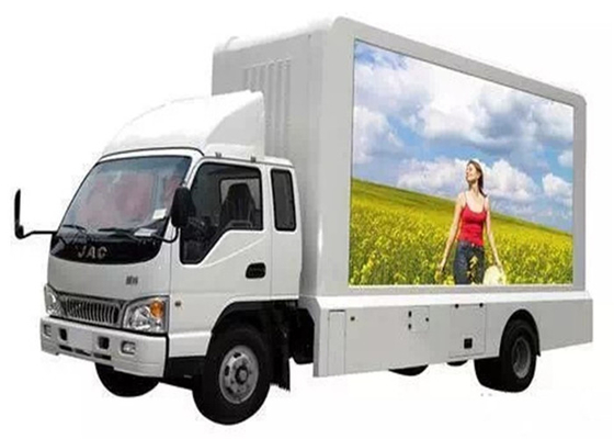 P10mm Movable Truck Mobile Led Display / Outdoor Mobile Led Screen Hire Customized Size