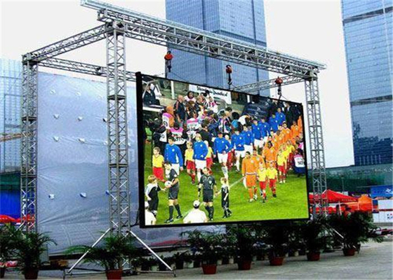 Commercial Center P3.91 ICN2153IC Outdoor Rental LED Display For Advertising High Brightness 6500cd/sqm