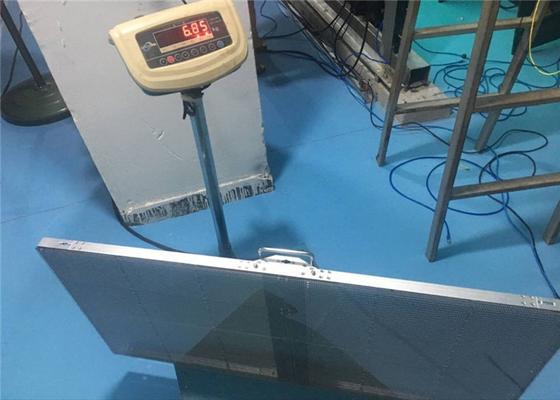 1000*500mm/ 1000*1000mm Module Size Transparent Glass LED Display Flexible Installation