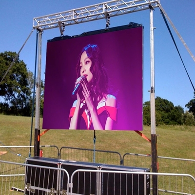 SMD1921 Stage Rental LED Display IP21 P2.976 Moveable Cabinet 5000nits
